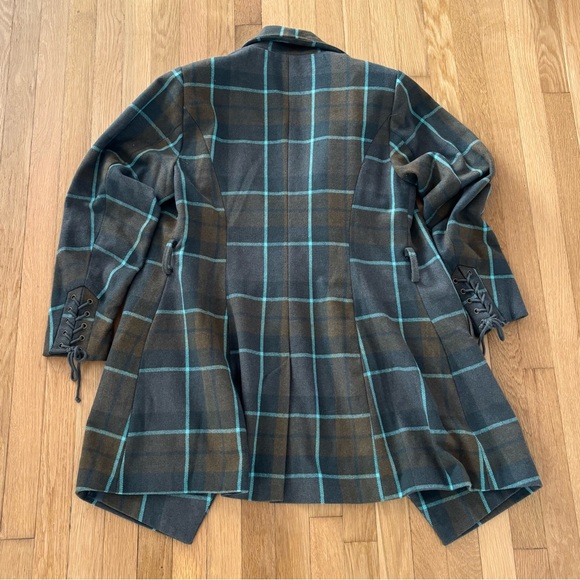 Torrid x Outlander Wool Blend Jacket Coat Size 2 (2X) Tartan Plaid Read* - Picture 4 of 13